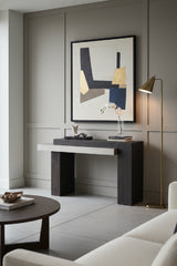 Rectangular Timber-Effect Indoor/Outdoor Console Table by Splendido Herriot, alternate view 12