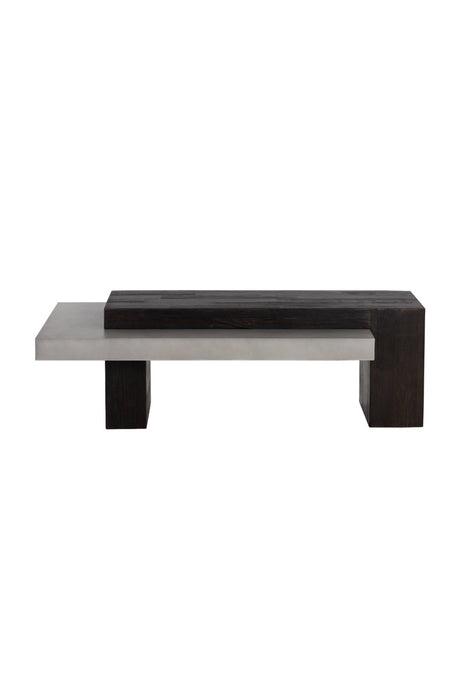 Rectangular Timber-Effect Indoor/Outdoor Coffee Table by Splendido Herriot, alternate view 12