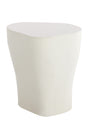 White Freeform Indoor/Outdoor End Table L by Splendido Dali Side Table