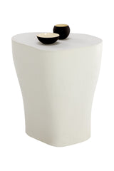 White Freeform Indoor/Outdoor End Table L by Splendido Dali Side Table, alternate view 4