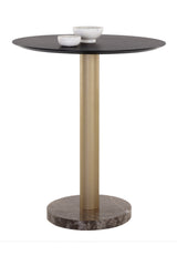 Gray Oak Bar Table by Splendido Monaco Dining Table, alternate view 3