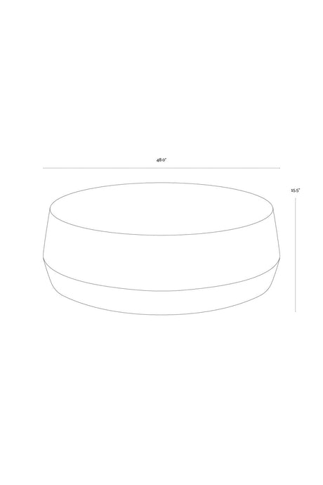 Etched Aluminum Coffee Table by Splendido Creed, alternate view 34