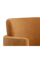 Yellow Fabric Dining Armchair by Splendido Richie Dining Chair, alternate view 6