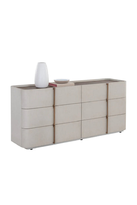 Leather-Look 6-Drawer Dresser by Splendido Jamille, alternate view 4