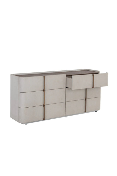 Leather-Look 6-Drawer Dresser by Splendido Jamille, alternate view 3