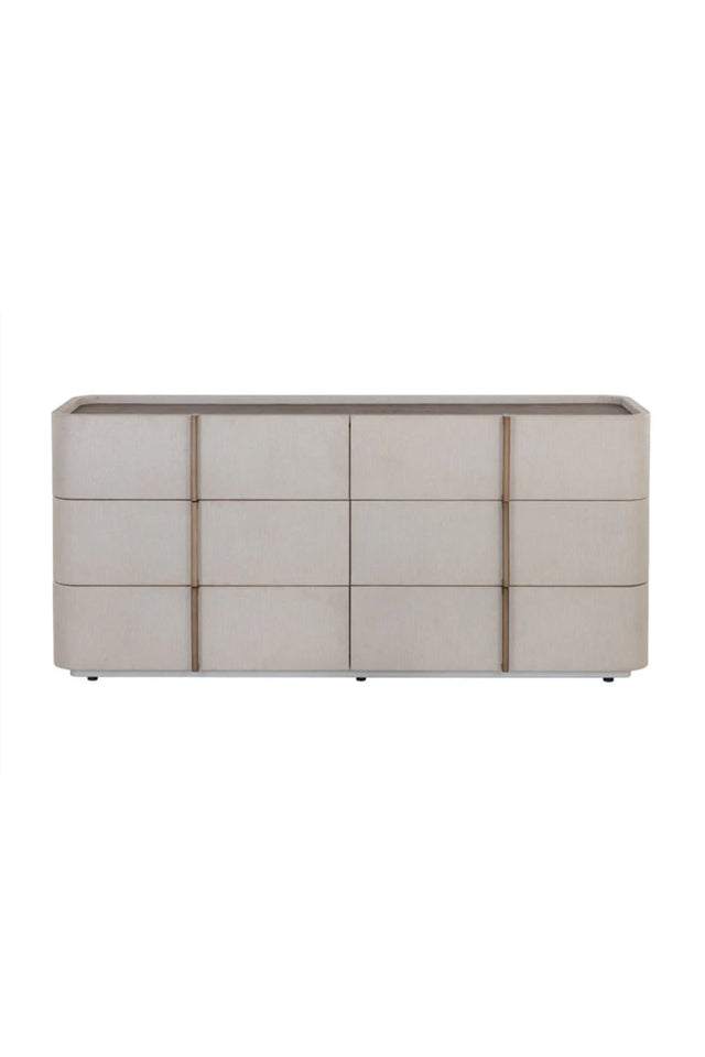 Leather-Look 6-Drawer Dresser by Splendido Jamille
