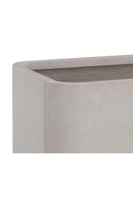 Leather-Look 2-Drawer Nightstand by Splendido Jamille, alternate view 6