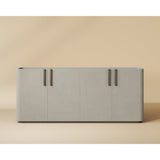 Cream Leather 4-Door Sideboard by Splendido Jamille, alternate view 7