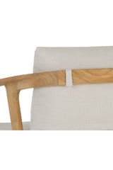 Cream Padded Outdoor Dining Chair by Splendido Coraline, alternate view 7