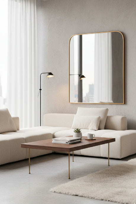 Iron Framed Wall Mirror by Splendido Calabasas, alternate view 2