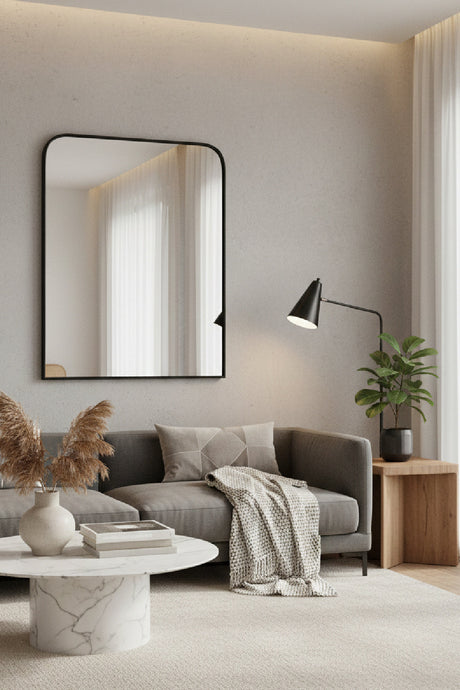 Iron Framed Wall Mirror by Splendido Calabasas, alternate view 6