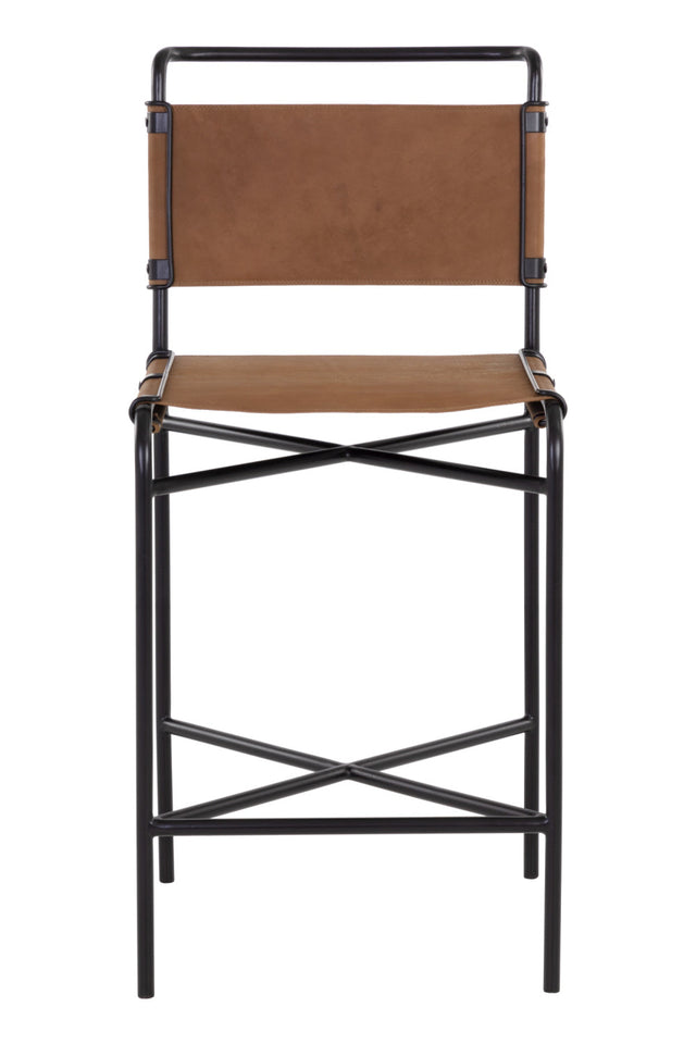 Classic Leather Counter Stool by Splendido Corrigan