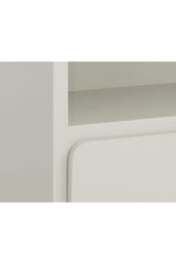 Rectangular Cream Bedside Table by Splendido Jenkins Nightstand, alternate view 5