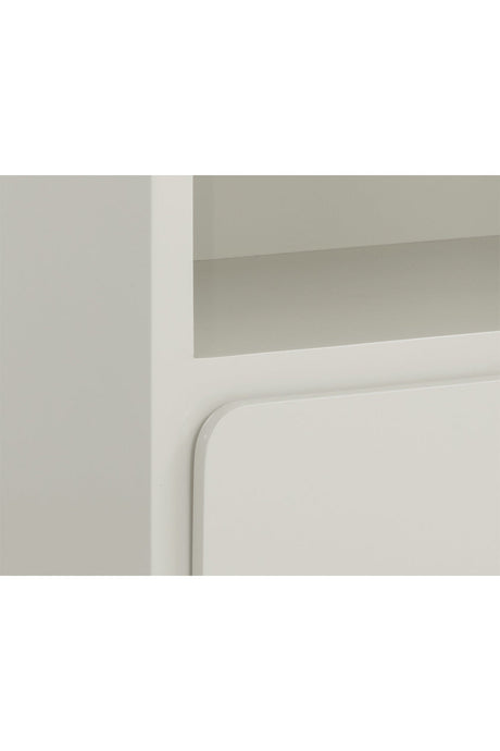 Rectangular Cream Bedside Table by Splendido Jenkins Nightstand, alternate view 5