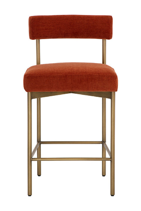 Low Back Fabric Counter Stool by Splendido Seneca Barstool, alternate view 20
