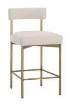 Low Back Fabric Counter Stool by Splendido Seneca Barstool