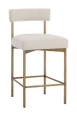 Low Back Fabric Counter Stool by Splendido Seneca Barstool
