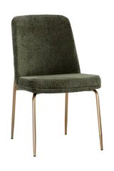 Green Fabric Dining Chairs (2) by Splendido Zeke
