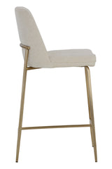 Antique Brass Fabric Counter Stool by Splendido Zeke, alternate view 4