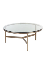 Bronze Framed Glass Coffee Table by Splendido Flato, alternate view 3