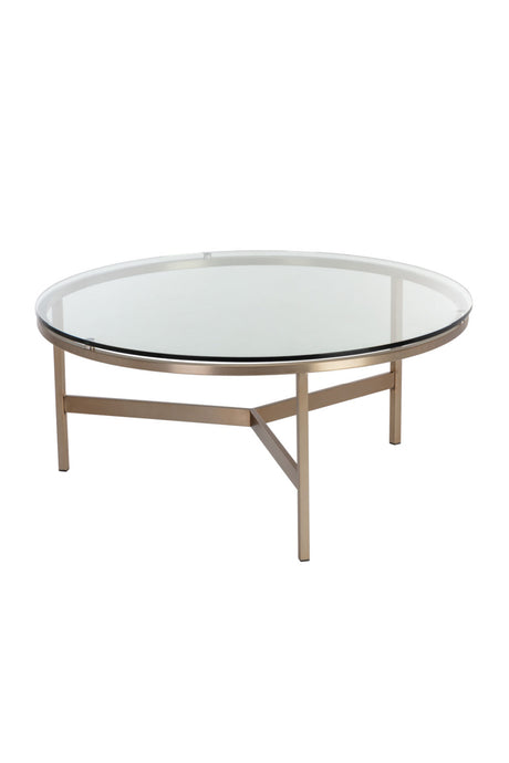 Bronze Framed Glass Coffee Table by Splendido Flato, alternate view 3