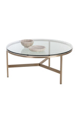 Bronze Framed Glass Coffee Table by Splendido Flato, alternate view 4