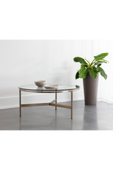 Bronze Framed Glass Coffee Table by Splendido Flato, alternate view 6