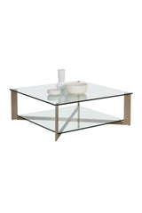 Square Glass Coffee Table by Splendido Xavier, alternate view 4