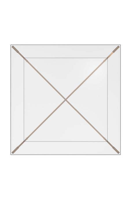 Square Glass Coffee Table by Splendido Xavier, alternate view 5