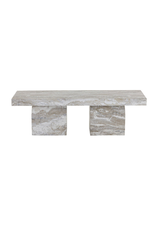 Sand Marble Concrete Outdoor Bench by Splendido Colohan Outdoor Lounge Chair