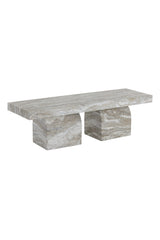 Sand Marble Concrete Outdoor Bench by Splendido Colohan Outdoor Lounge Chair, alternate view 3
