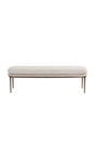 Cream Padded Bench by Splendido Koffi