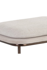 Cream Padded Bench by Splendido Koffi, alternate view 4