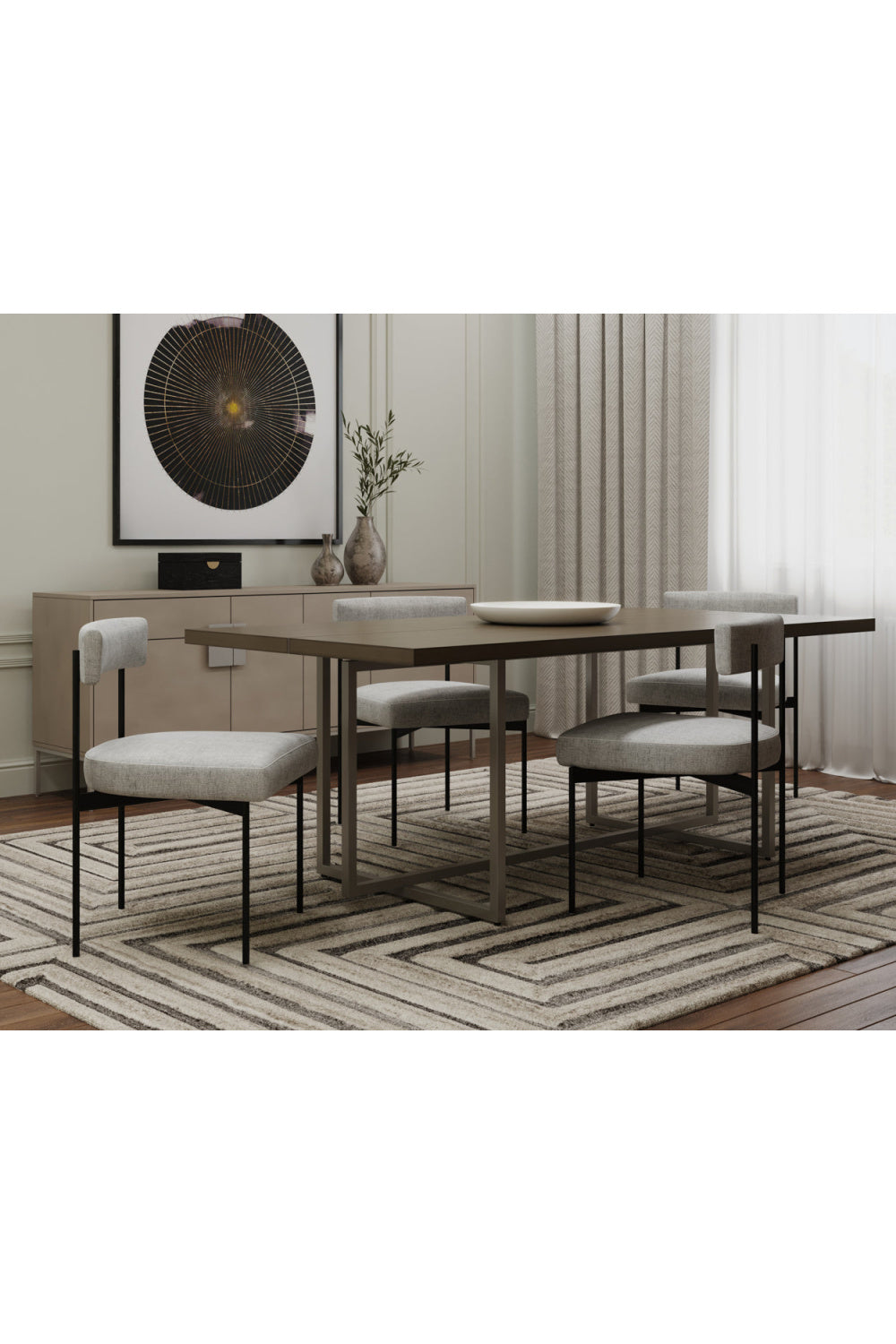 Hand-Tufted Beige Area Rug by Splendido Oslow, alternate view 7