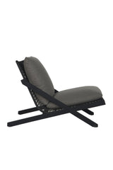 Teak Framed Indoor/Outdoor Lounge Chair by Splendido Bari Accent Chair, alternate view 13