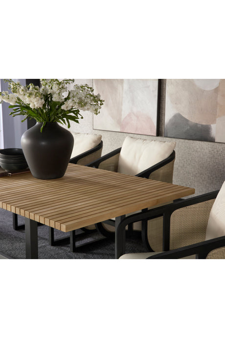 Teak Indoor/Outdoor Extendable Dining Table by Splendido Geneve, alternate view 9