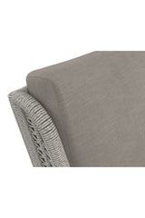 Contemporary Indoor/Outdoor Teak & Woven Dining Chair by Splendido Sorrento Outdoor Dining Chair, alternate view 17