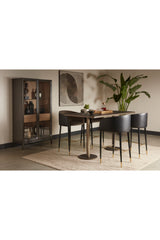 Brown Acacia 2-Door Display Cabinet by Splendido Cecilia, alternate view 9