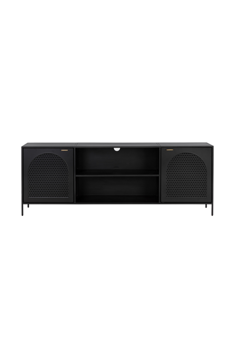 Black Metal Storage Cabinet by Splendido Aziza