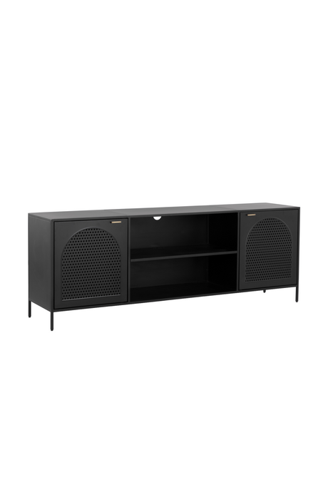 Black Metal Storage Cabinet by Splendido Aziza, alternate view 3