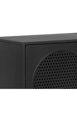 Black Perforated Metal 3-Door Sideboard by Splendido Aziza, alternate view 7