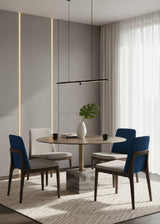 Antique Brass Marble Bistro Table by Splendido Kata Dining Table, alternate view 10