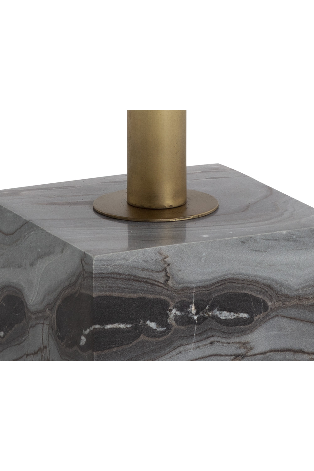 Antique Brass Marble Bistro Table by Splendido Kata Dining Table, alternate view 13