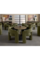Antique Brass Marble Bistro Table by Splendido Kata Dining Table, alternate view 16