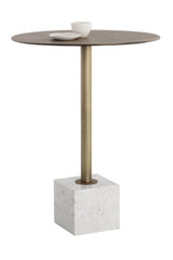 Marble Round Bar Table by Splendido Kata, alternate view 3