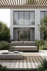 Gray Padded Outdoor Sofa by Splendido Tavira, alternate view 7