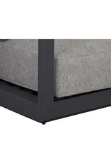 Gray Padded Outdoor Sofa by Splendido Tavira, alternate view 6