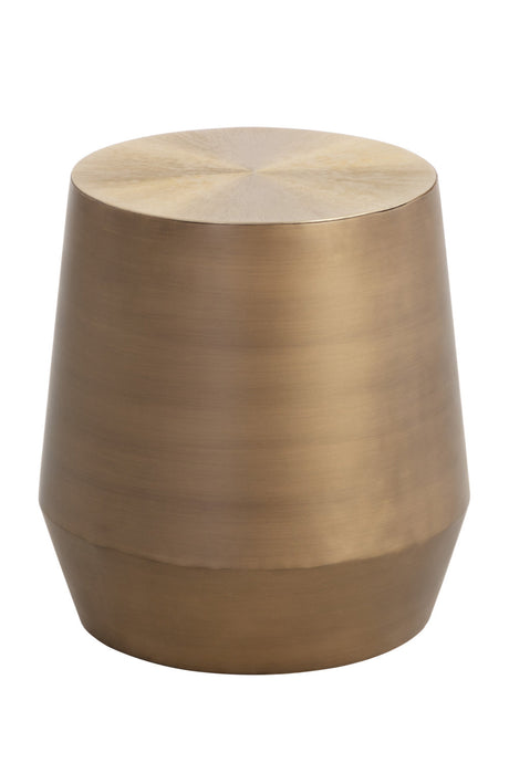 Etched Aluminum End Table by Splendido Creed Side Table