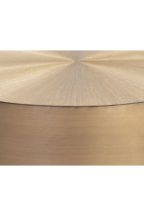 Etched Aluminum Coffee Table by Splendido Creed, alternate view 5
