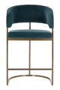 Blue Cantilevered Counter Stool by Splendido Marris